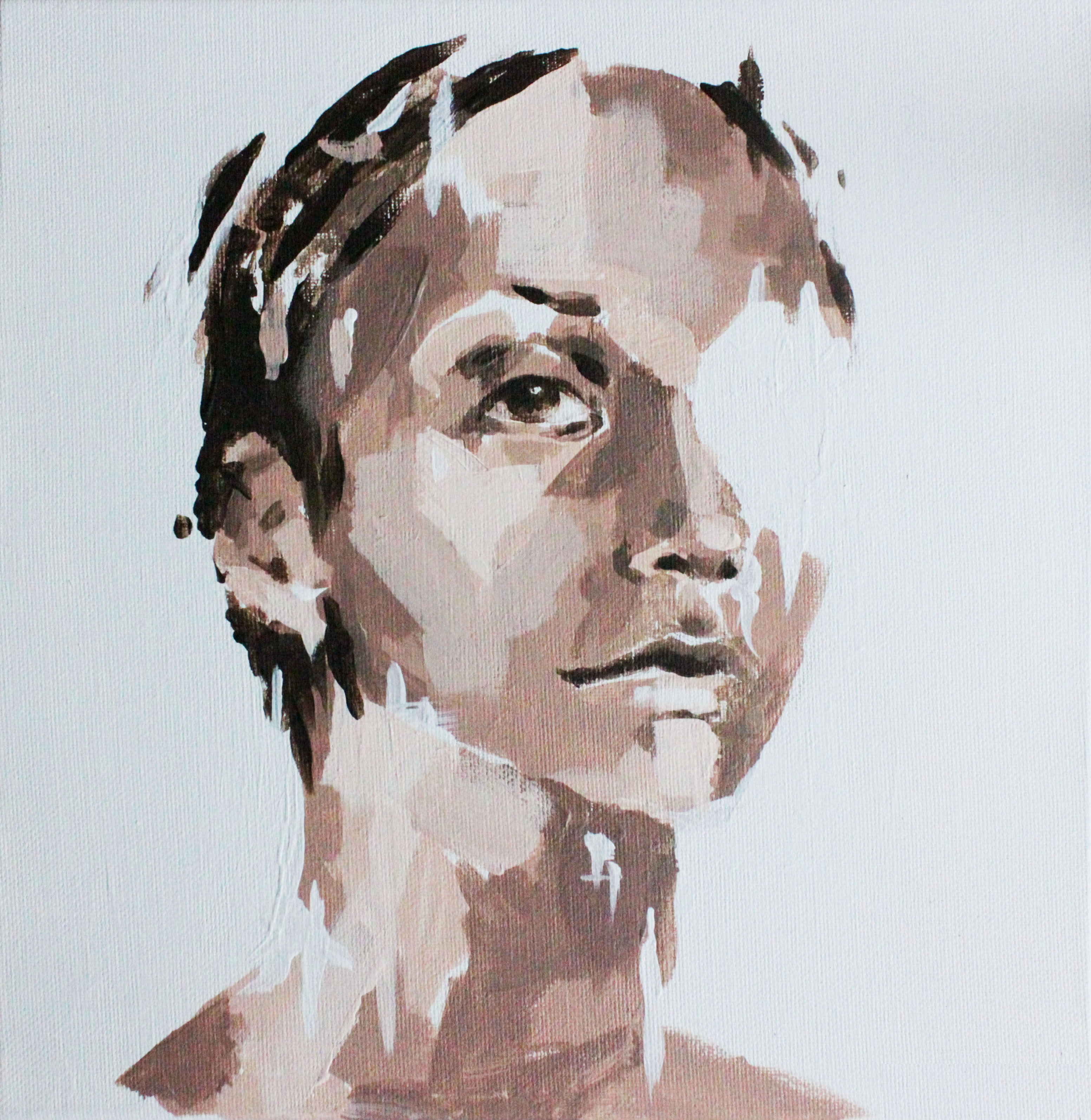 25×25 cm acrylic painting